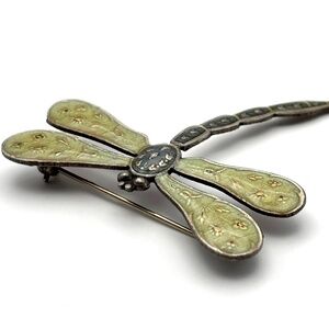 Vintage Catherine Popesco Dragonfly Brooch